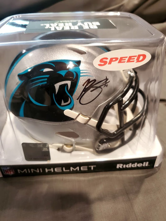 Bryce Young Autographed Mini Helmet