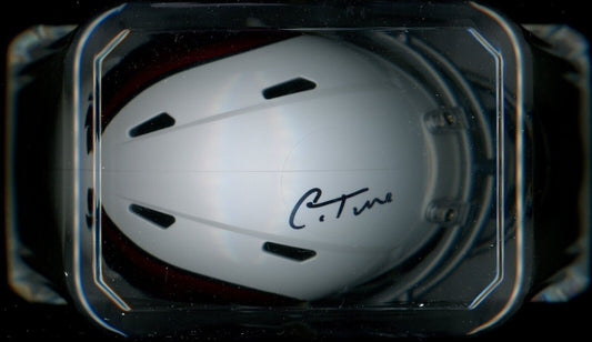 Clayton Tune Autographed Mini Helmet
