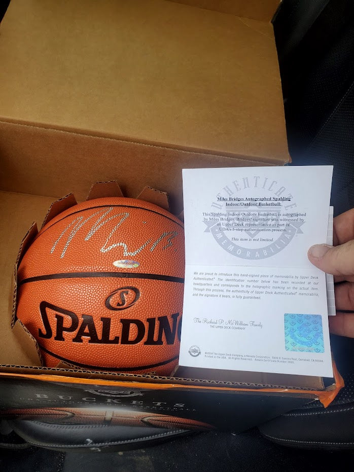 Miles Bridges Rookie Autographed Basketball